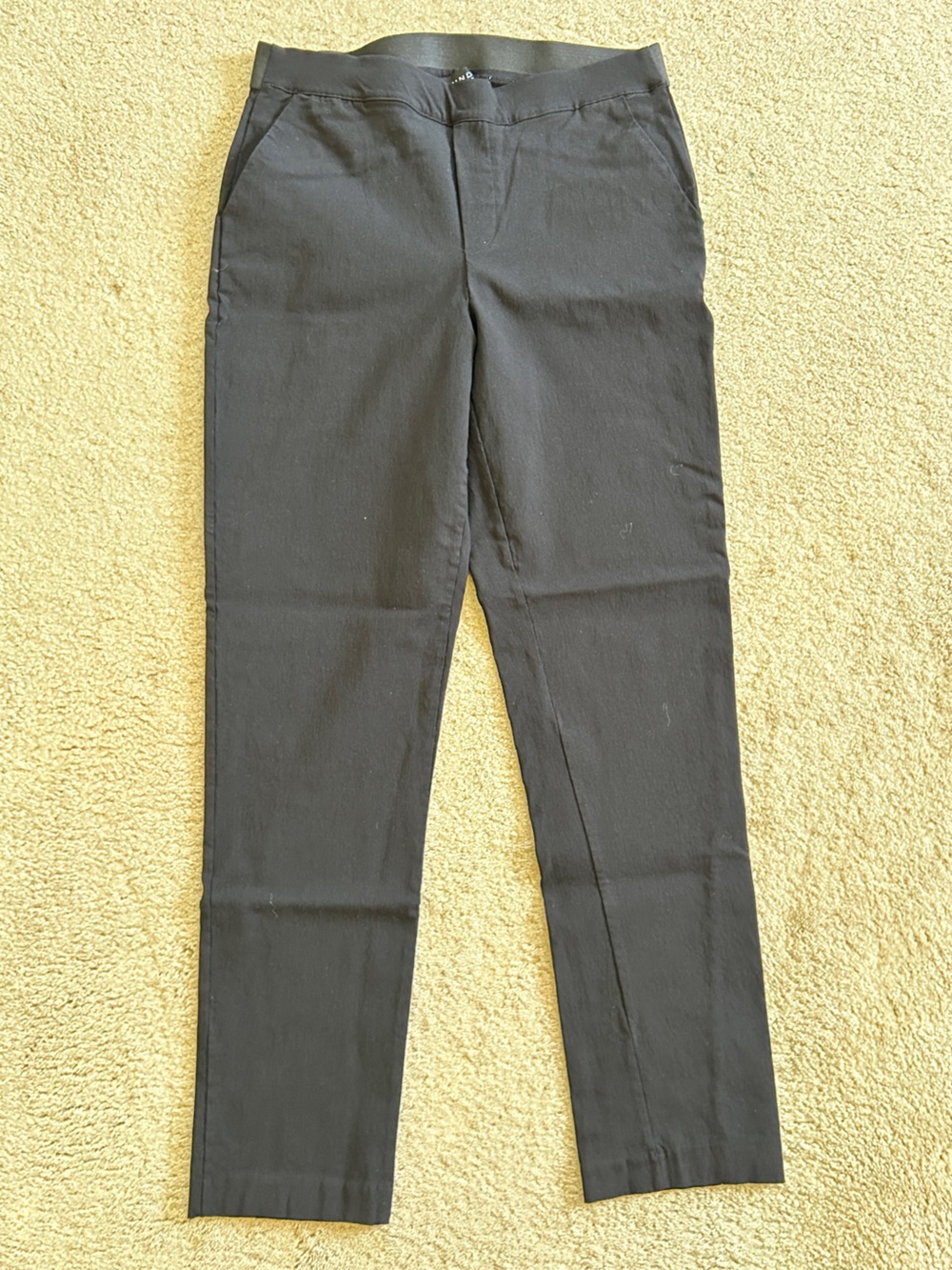 Laundry By Shelli Segal Black Stretch Leggings - Medium